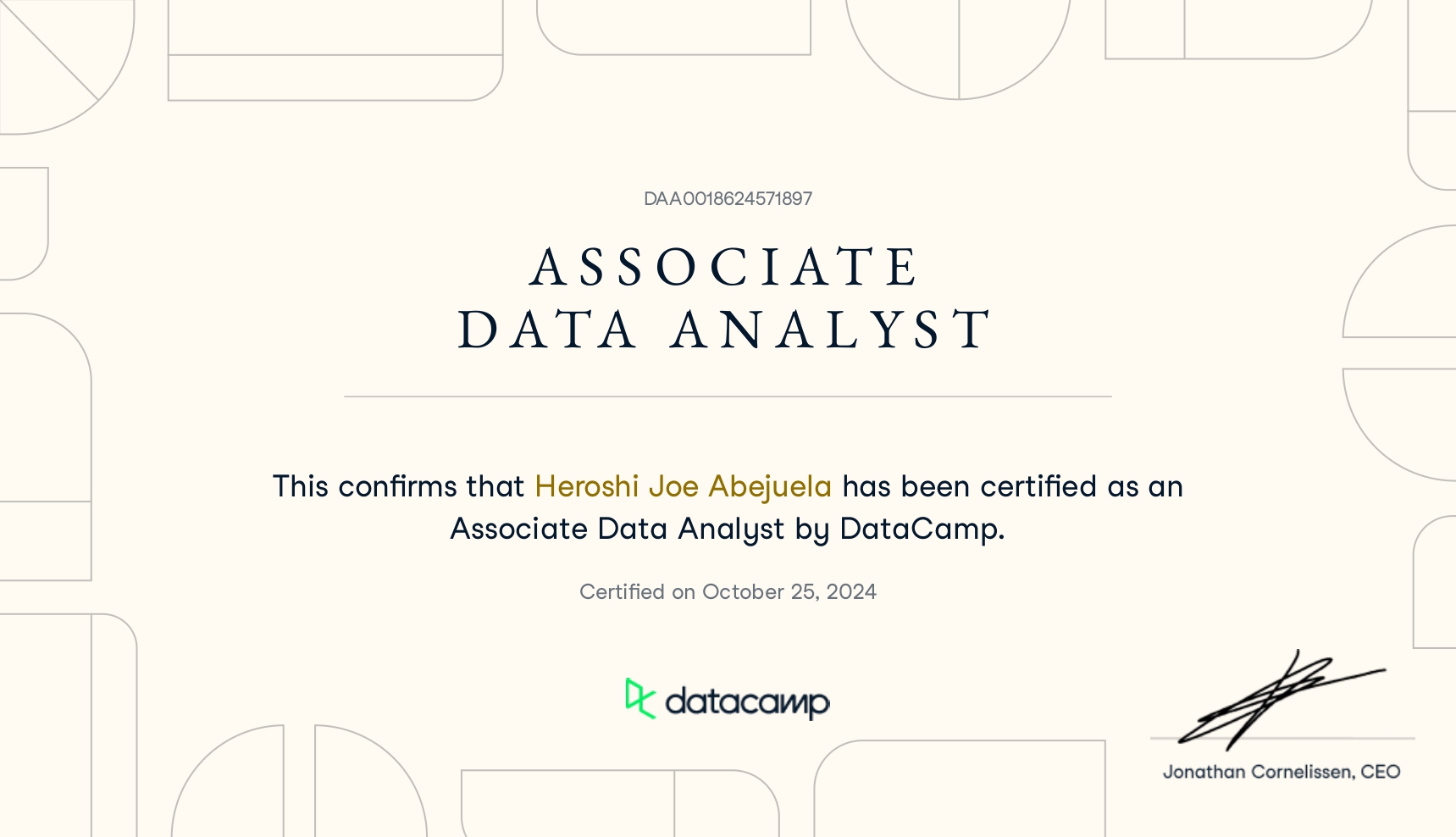 Associate Data Analyst