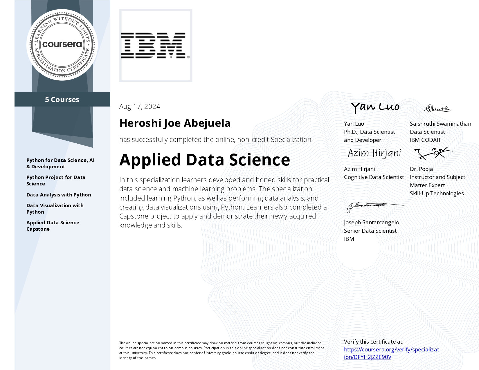 IBM Data Science